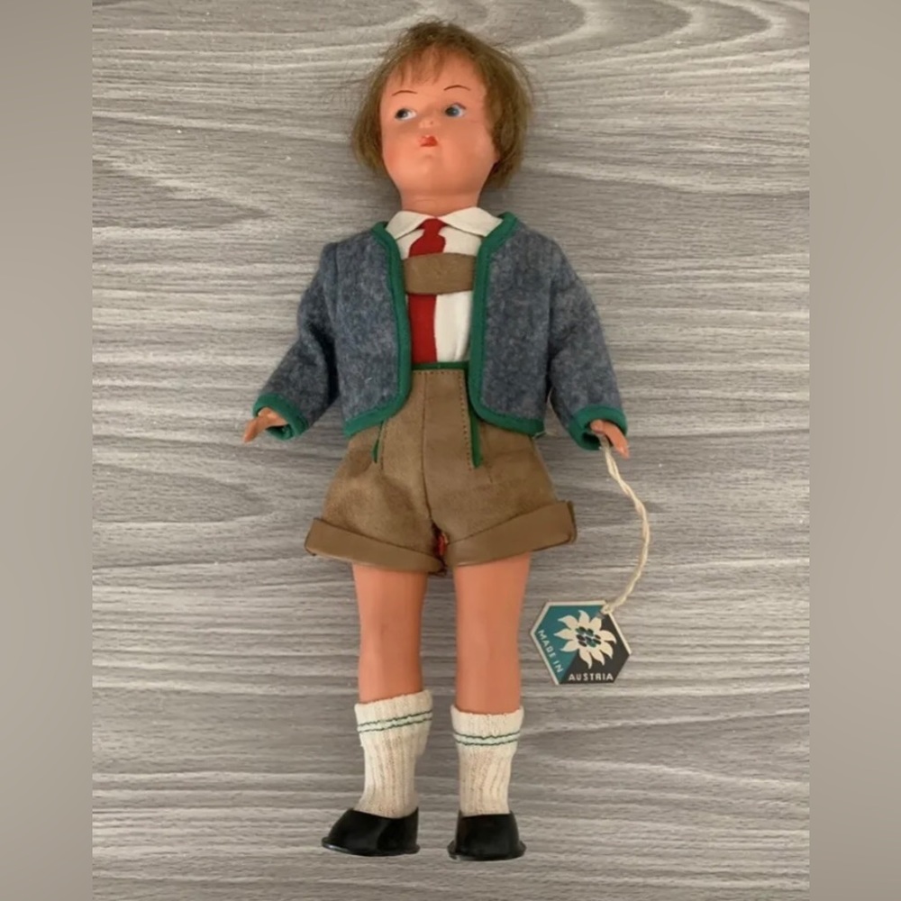 Vintage Doll Made in Austria Seppl